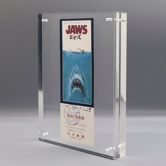 Jaws (1975) press invitation unused movie ticket