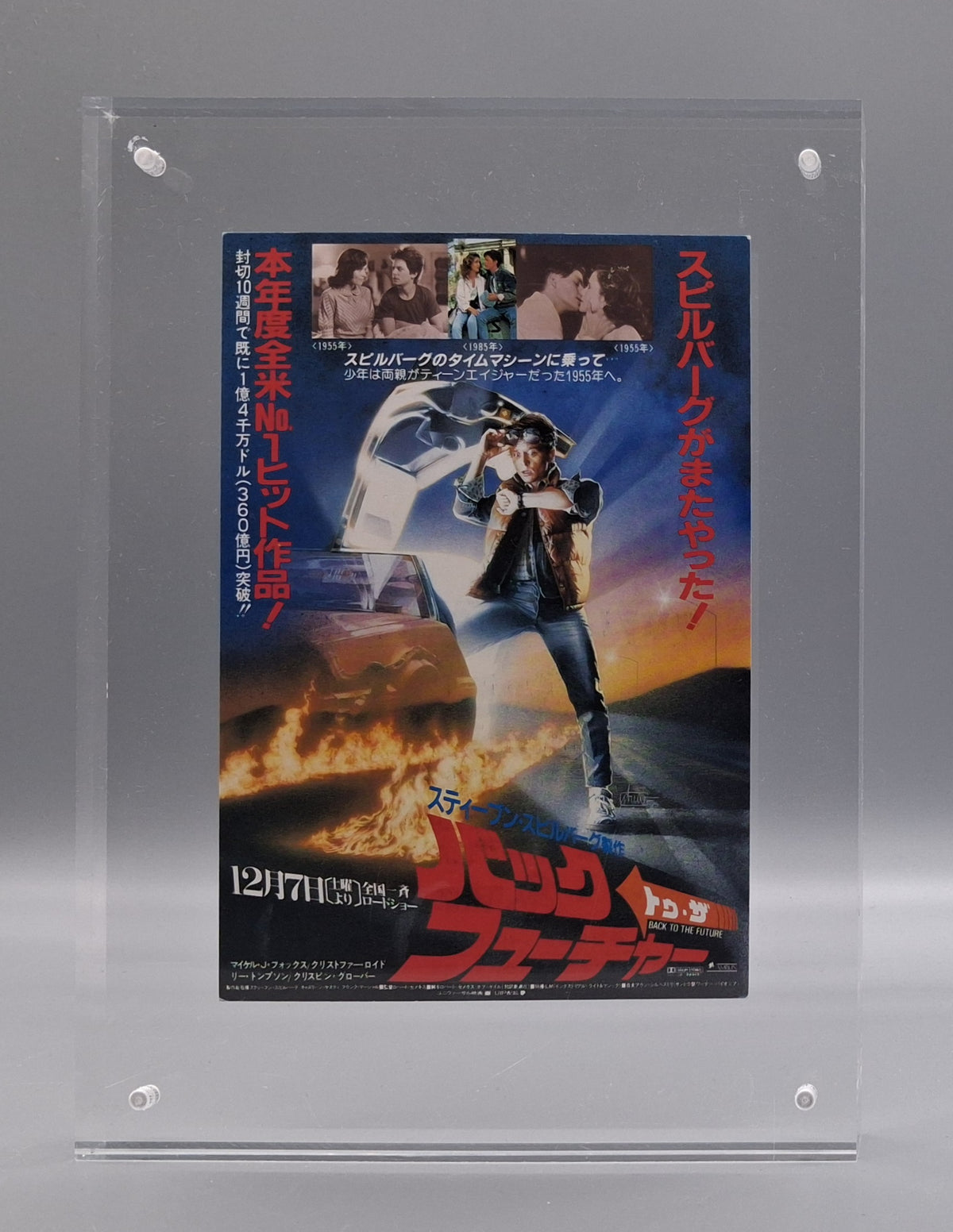 Back to the Future (1985) preview screening invitation postcard