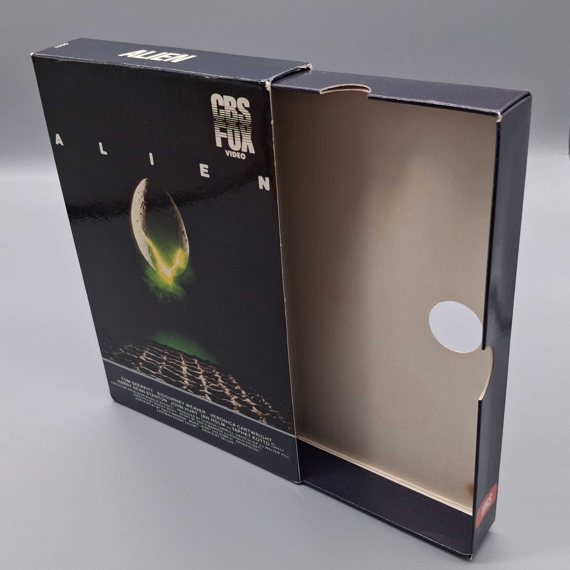 1983 Alien drawer box VHS