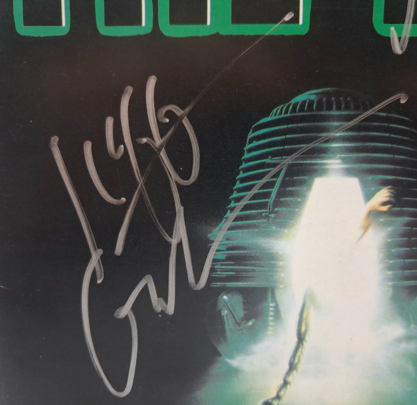 The Fly autographed movie pamphlet-Jeff Goldblum / David Cronenburg / Howard Shore 