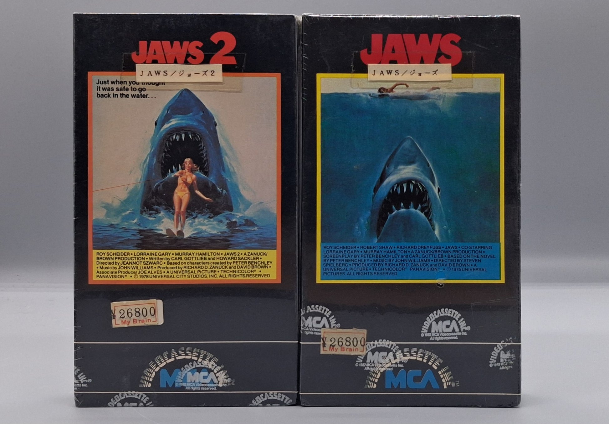 Jaws 1 & 2 sealed 2nd print VHS