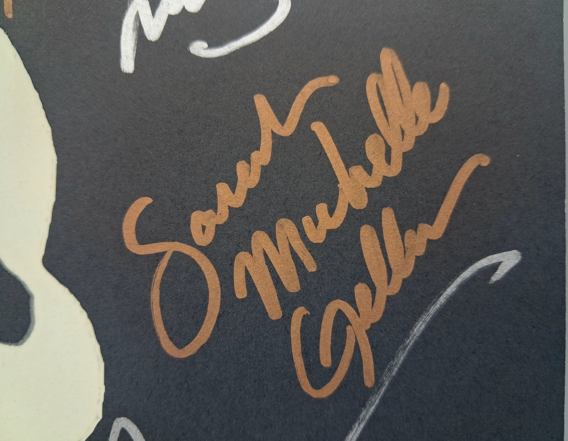 1997 Scream 2 full cast signed movie pamphlet - Courtney Cox / David Arquette / Liv Schreiber / Sarah Michelle Geller / Wes Craven / Neve Campbel / Timothy Olyphant / Jada Pinkett Smith / Jerry O`Connell / Jamie Kennedy / Kevin Williamson