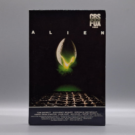 1983 Alien drawer box VHS