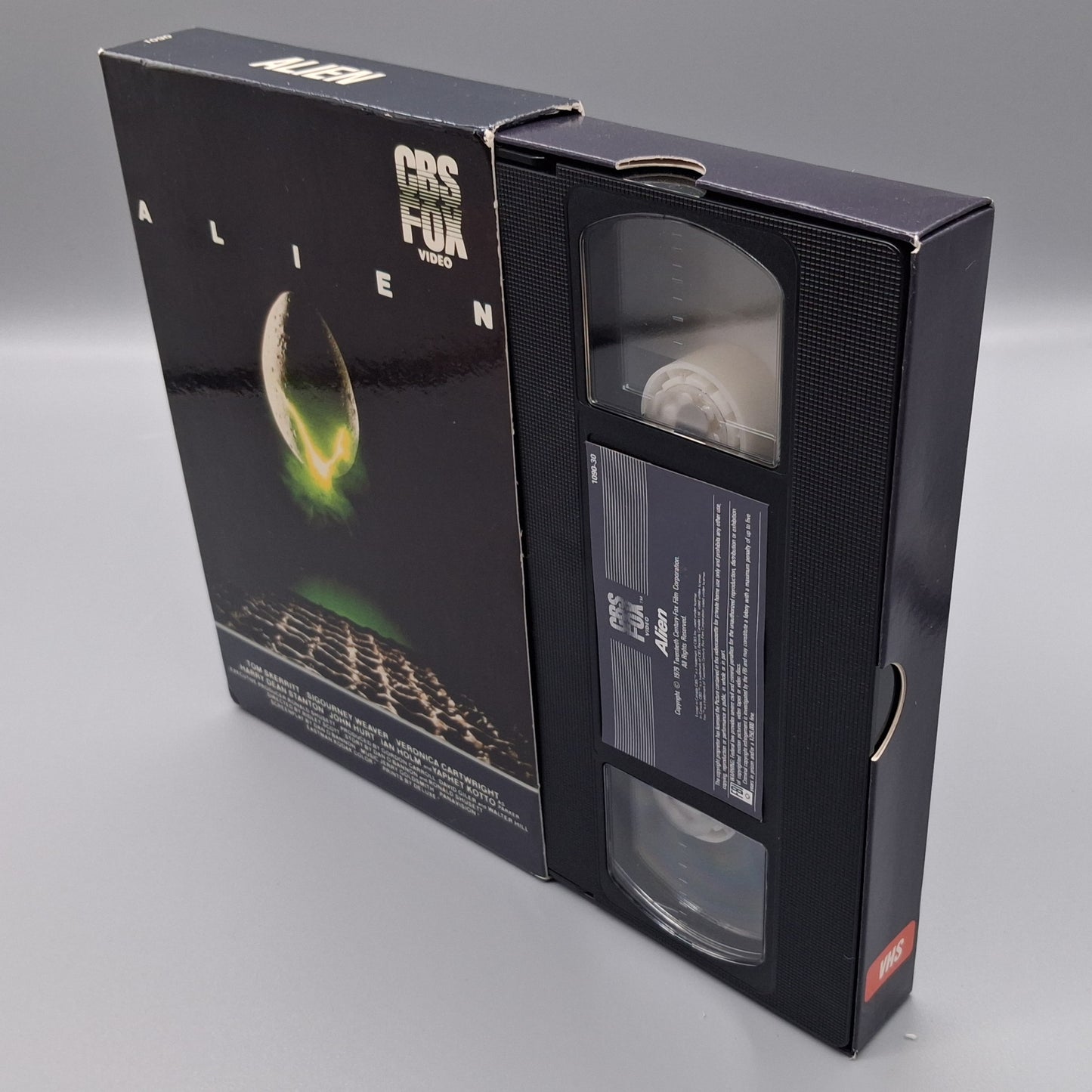 1983 Alien drawer box VHS