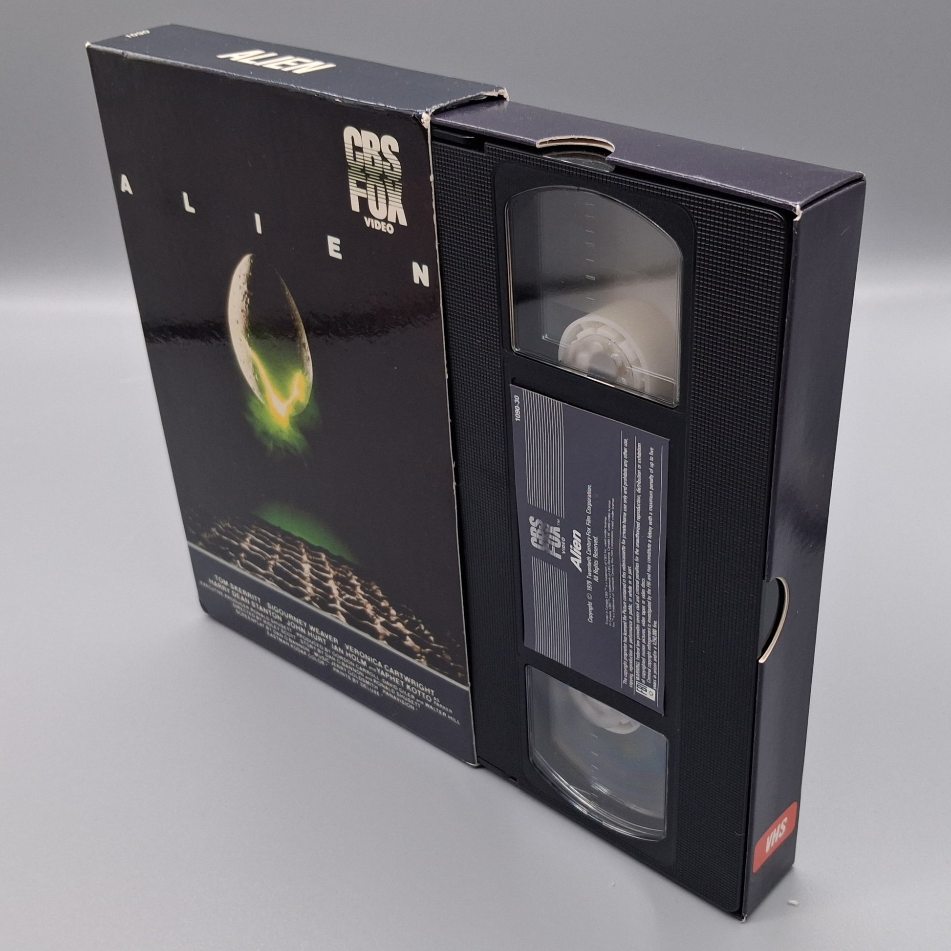1983 Alien drawer box VHS