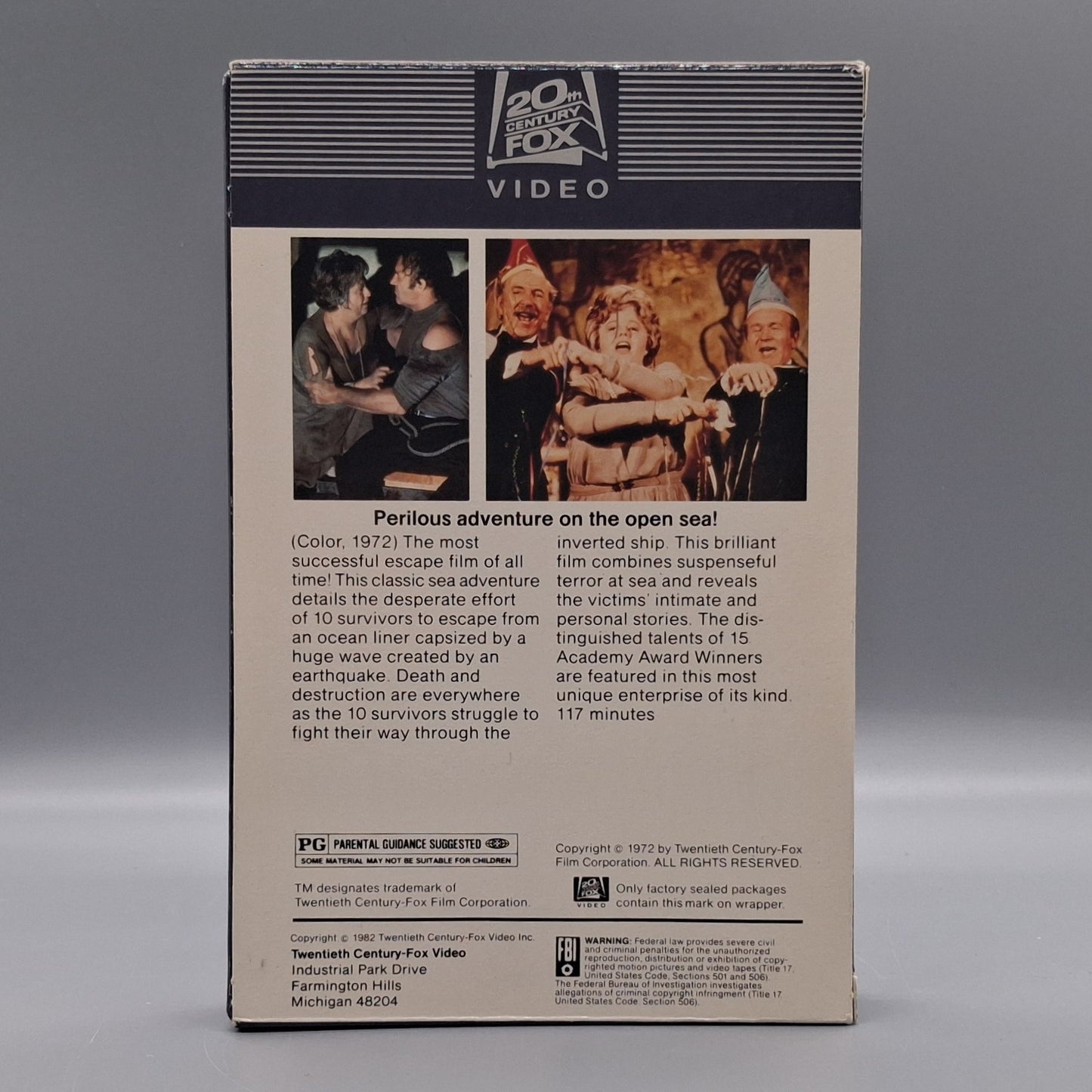 1972 The Poseidon Adventure 2nd VHS release